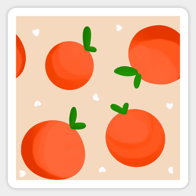 Orange you glad Sticker by MKnowltonArt